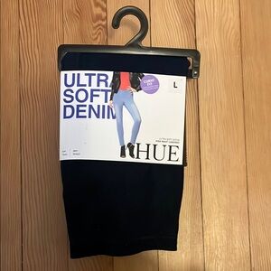 Hue Ultra Soft Denim Leggings - Black